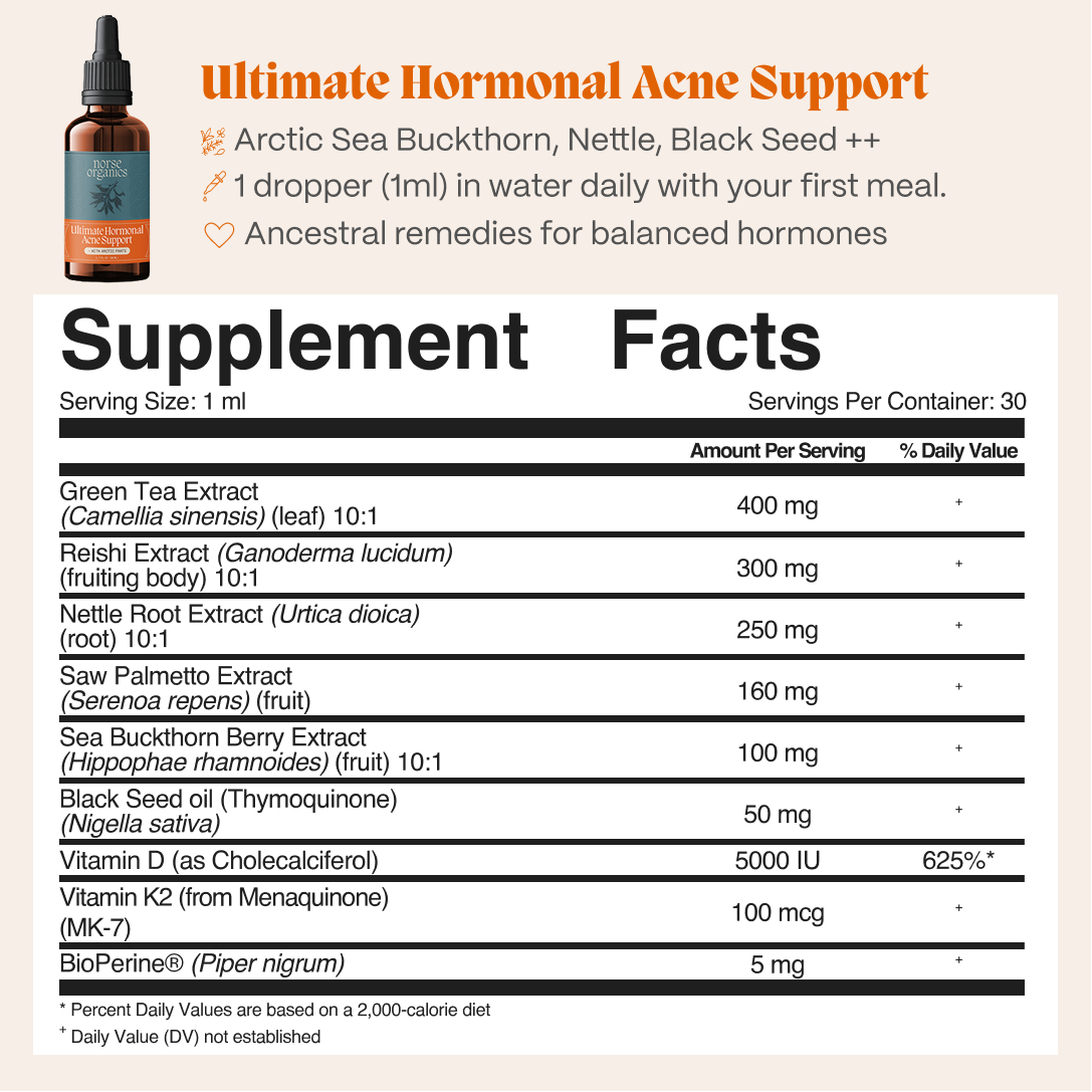 Complete Gut Repair & Hormonal Balance System for Male Acne