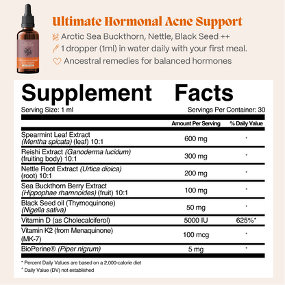 Complete Gut Repair & Hormonal Balance System for Female Acne