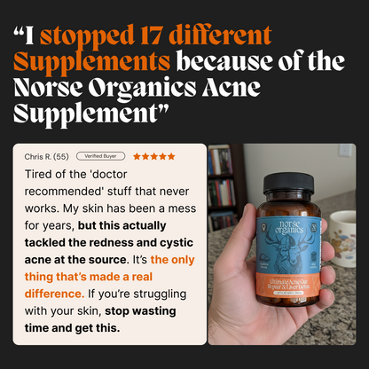 Complete Gut Repair & Hormonal Balance System for Male Acne